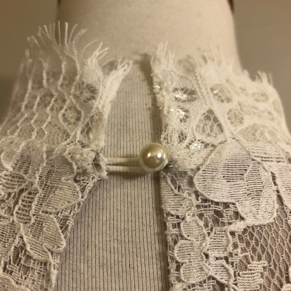 Filly Flair White Lace Flirty Feminine Dress - Picture 12 of 16